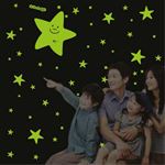 Luminous stars and moon for the room